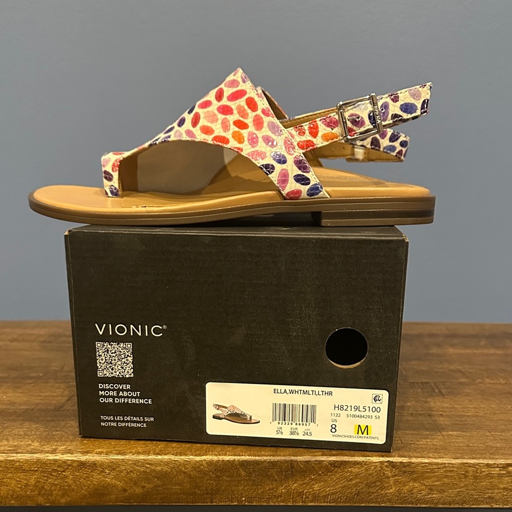 Vionic Women's Multicolor Thong Sandals - Picture 3 of 3